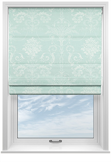 Laura Ashley Josette, Duck Egg - Twist&Fit Roman Blind